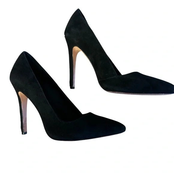 Alice + Olivia Classic Black Dina Heels - Picture 2 of 8